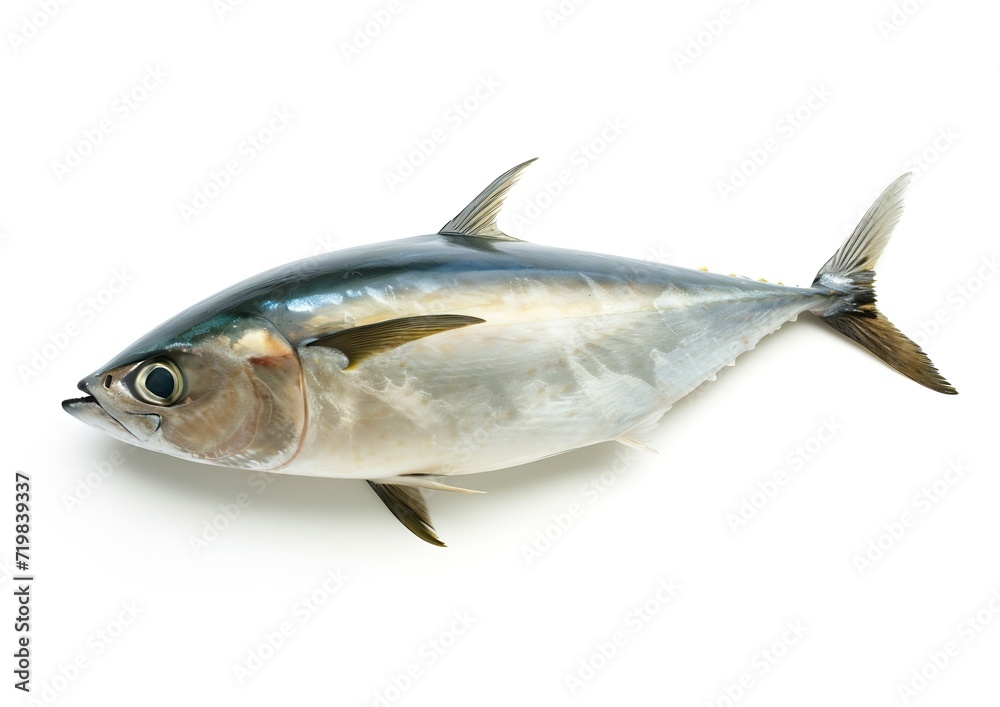 Fish Atlantic bonito, isolated on white background (Sarda sarda) : Generative AI Fish Atlantic bonito, isolated on white background (Sarda sarda) : Generative AI