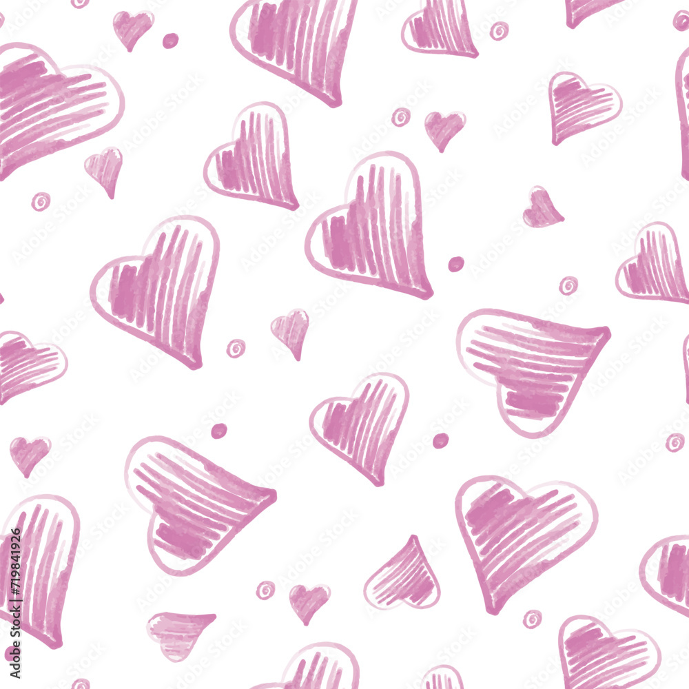 Pattern with a heart for Valentine's Day for textiles, labels, geometric style templates. Pink is a modern color. Pattern with a heart for Valentine's Day for textiles, labels, geometric style templates. Pink is a modern color.