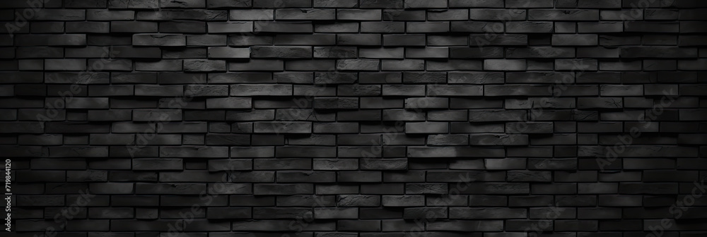 old black wall texture background, black brick wall, background, vintage black wall texture, banner
