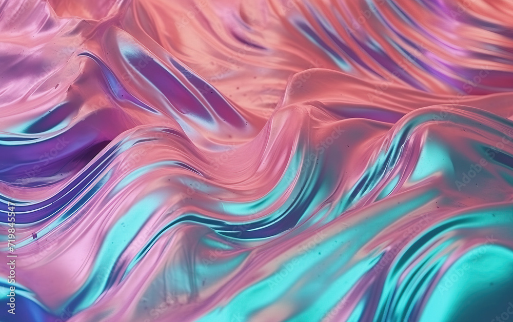 Colorful metallic foil background,created with Generative AI tecnology. Colorful metallic foil background,created with Generative AI tecnology.
