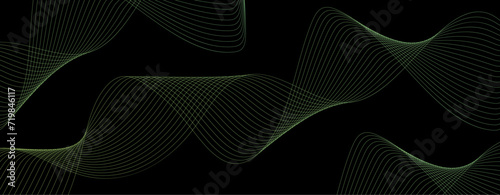 Abstract colorful wave circle line on transparent background modern stream wave and wave curve round lines background. Vector business Illustration pattern of lines in transparent background 