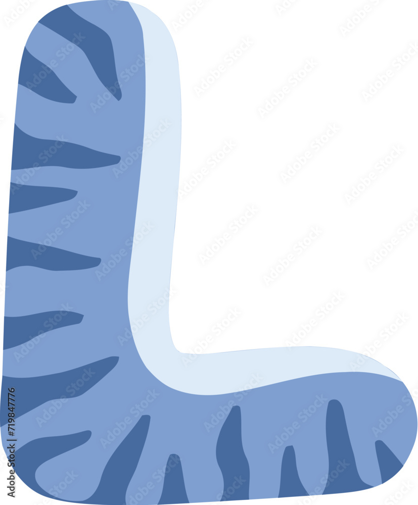 Dinosaur Letter Alphabet Vector L Dinosaur Letter Alphabet Vector L