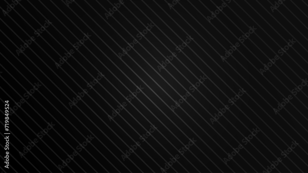 Fototapeta premium Diagonal striped lines background. Black background. Black abstract background banner