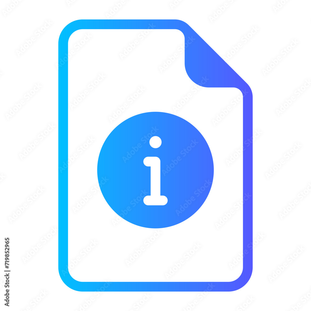 document gradient icon