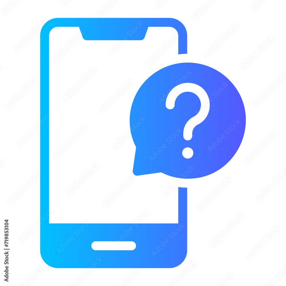 question mark gradient icon question mark gradient icon