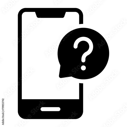 question mark glyph icon