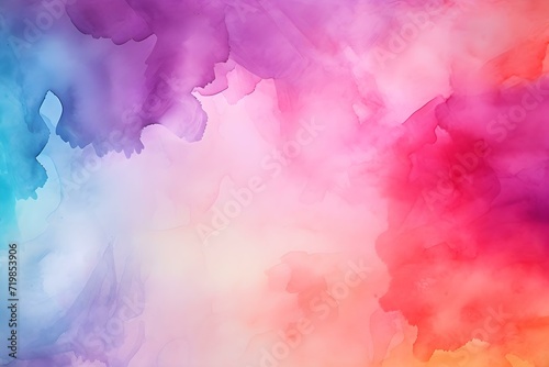 Vibrant Colors Merging in Abstract Clouds © DavidGalih | Dikomo.