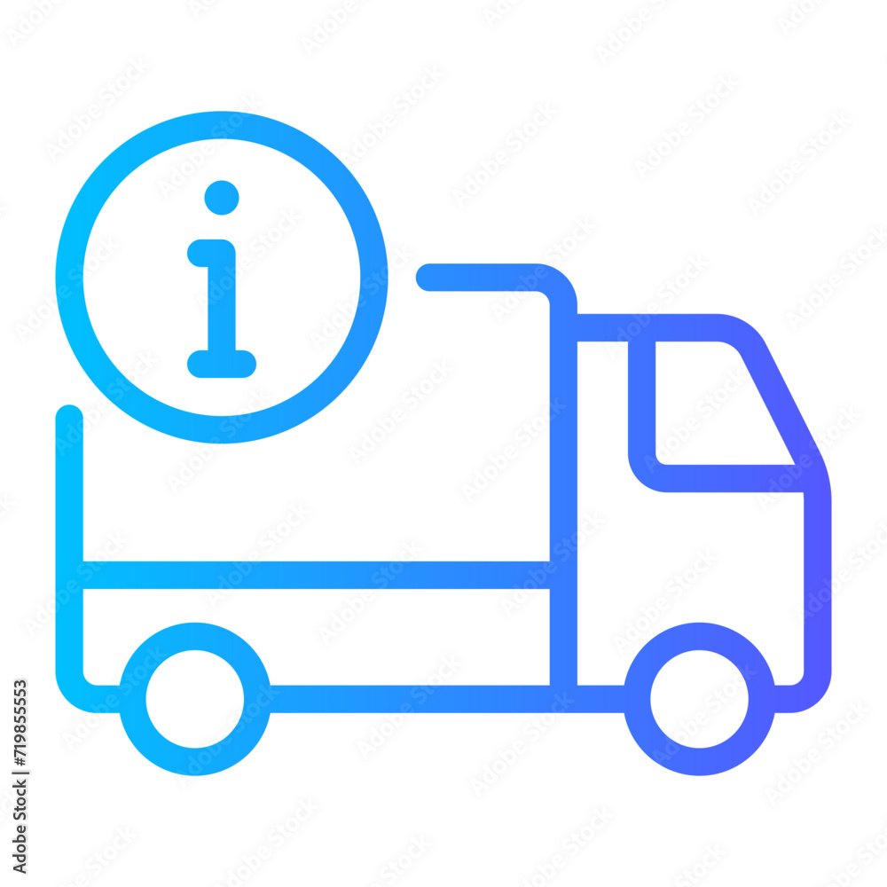 truck gradient icon truck gradient icon