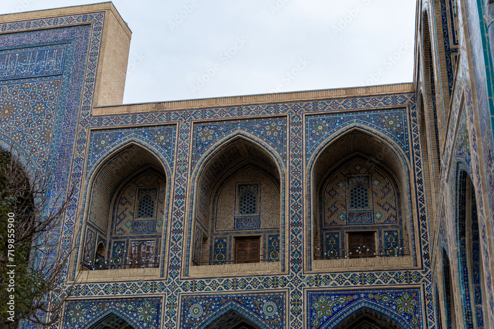 Samarkand, Uzbekistan - December 26th, 2023: Registan square