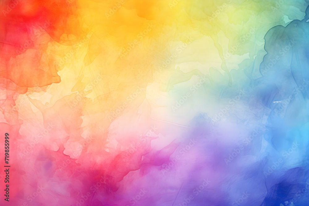 Vibrant Watercolor Background Creating Abstract Art