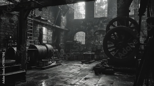 a medieval factory photo