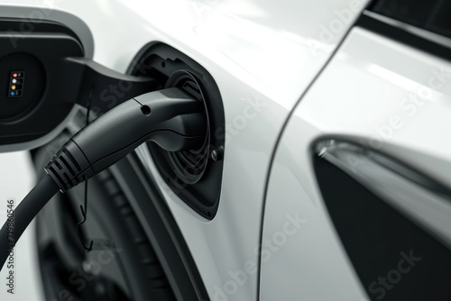 Close-up of Fast electric car charger 