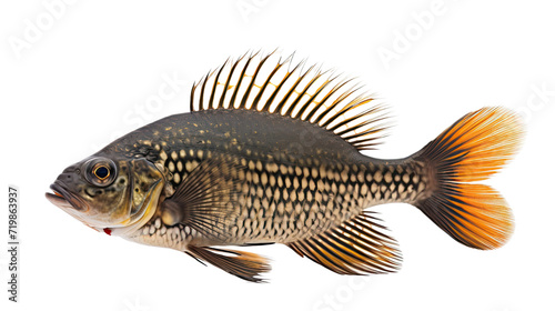 Drepaneidae fish isolated on a transparent background photo