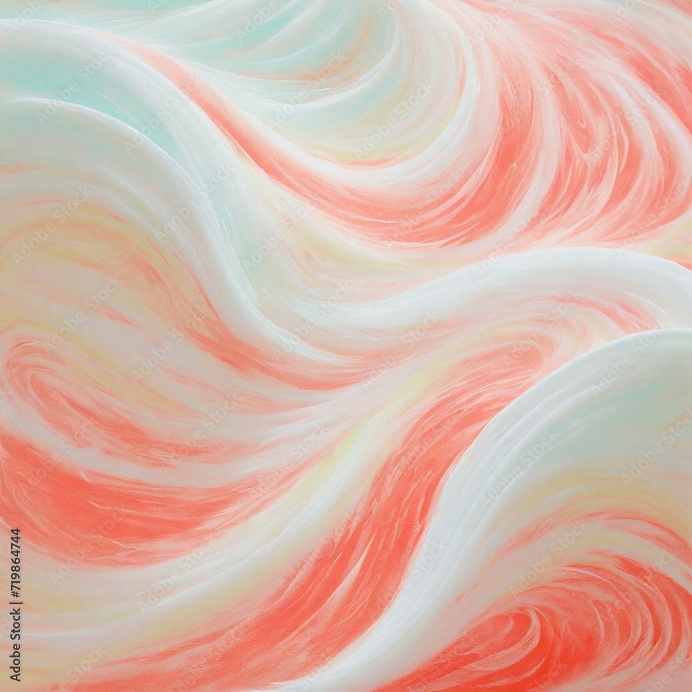 Pastel Patterns on with swirls and waves