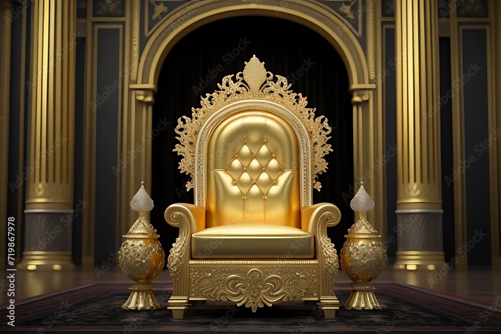indulge in Opulence: Golden-Themed Furniture Unveils Luxurious Armchairs Fit for Royalty