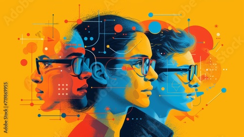 What matters is the people behind the data and strategy. Together they weave a coherent visual narrative. It emphasizes the importance of understanding and connecting with your target audience. © Saowanee