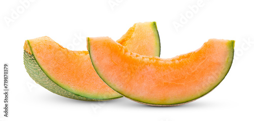 Melon isolated on transparent png photo