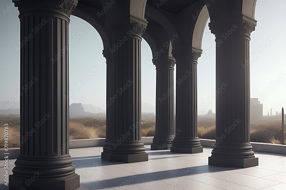 Colonnade Majesty: Design Secrets for an Elegant Grand Hallway