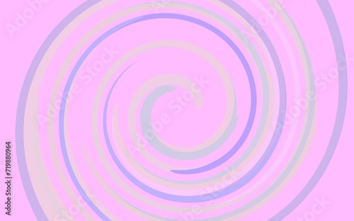 Spiral abstract background in various pastel colors 