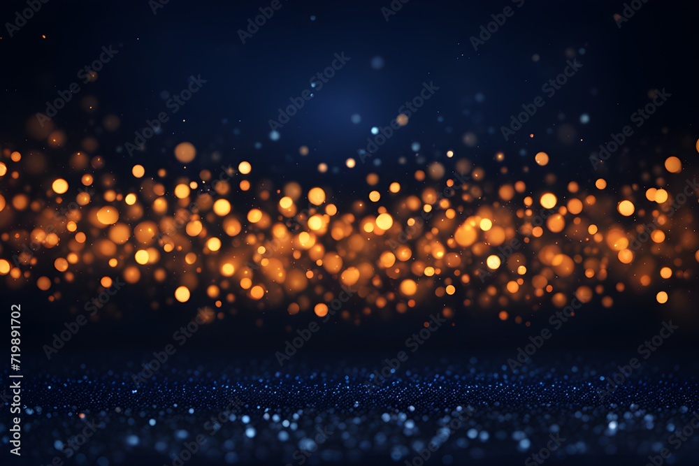 Fototapeta premium Navy glow particle