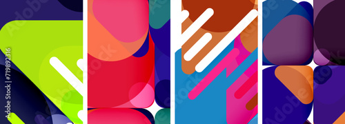 Geometric elements abstract backgrounds for wallpaper, business card, cover, poster, banner, brochure, header, website