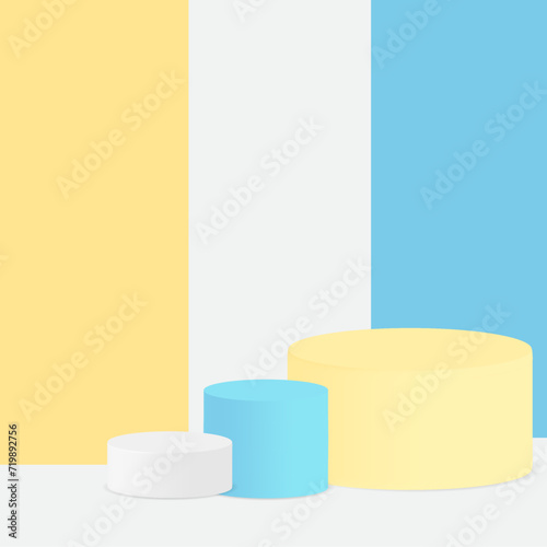 3D pedestals, product display stands for products
