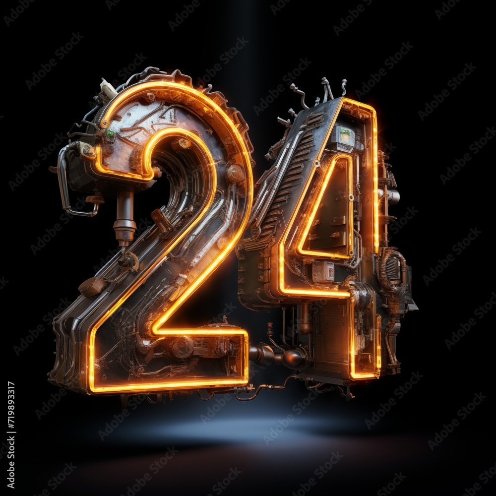 3D number - 24