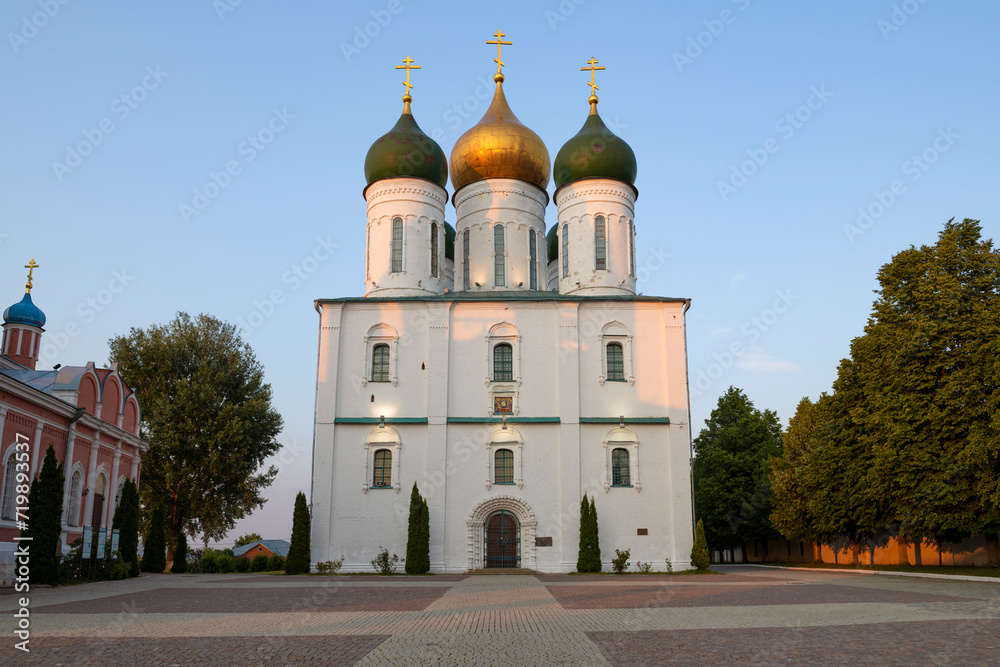 Cathedral of the Assumption of the Blessed Virgin Mary (1672-1682) on a June evening. Kolomna. Moscow region, Russia