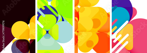 Geometric elements abstract backgrounds for wallpaper, business card, cover, poster, banner, brochure, header, website