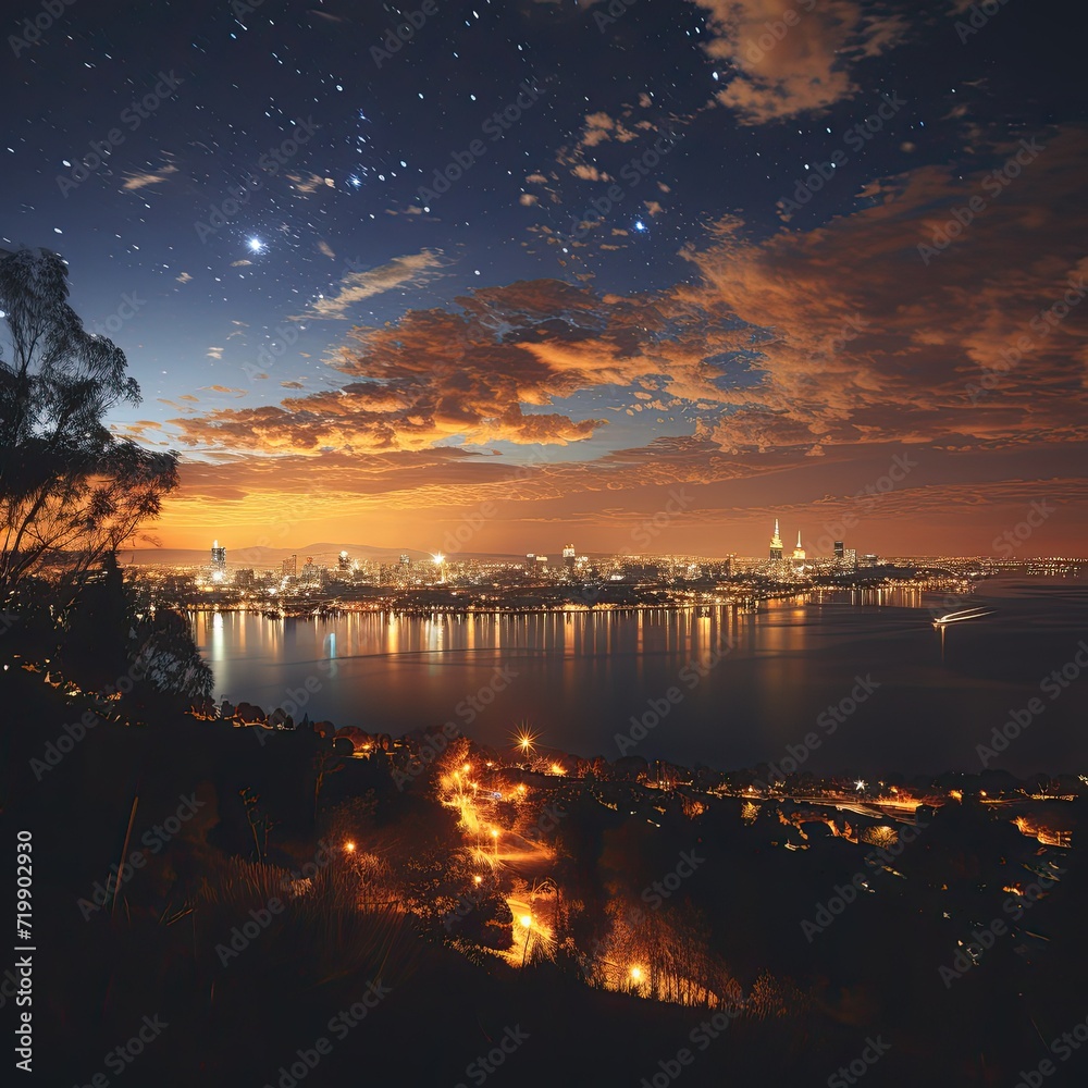 Anticipating Dawn: A Captivating View of the Milky Skyline