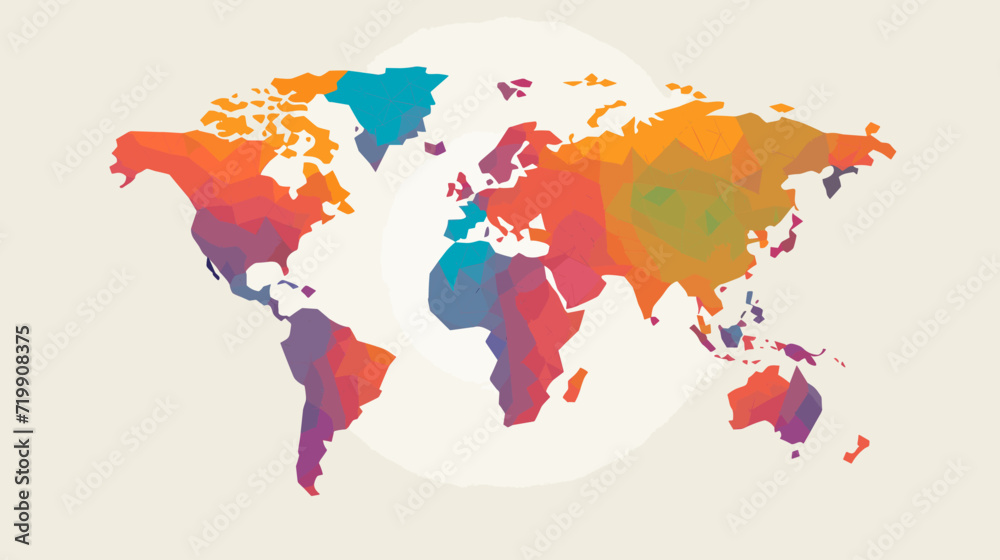 Fototapeta premium World wide business concept image. Vector illustration.