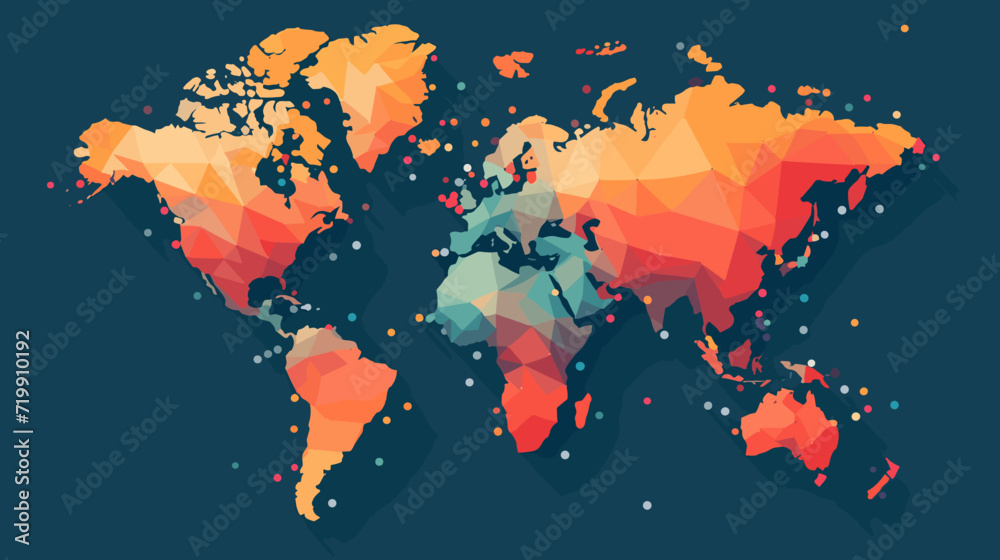 World wide business concept image. Vector illustration. World wide business concept image. Vector illustration.