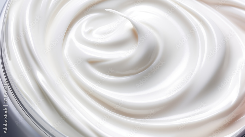 Creamy Texture Close-Up - A White, Smooth. Generative AI. Creamy Texture Close-Up - A White, Smooth. Generative AI.