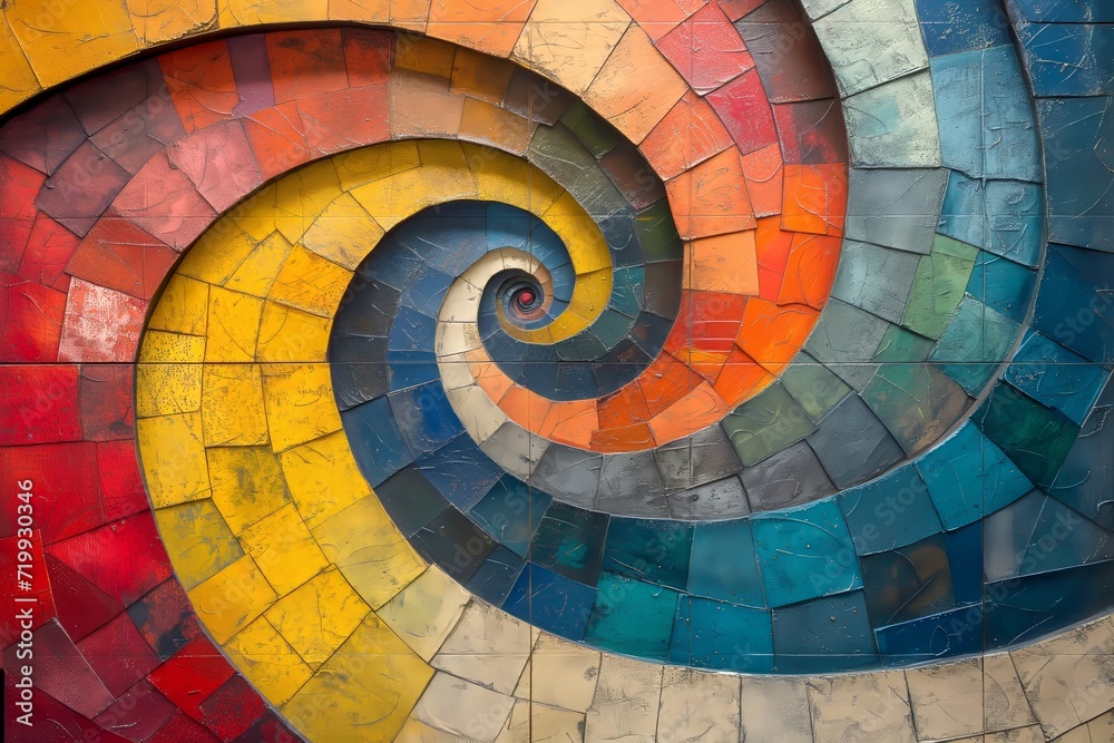 Fototapeta premium Abstract background with curves and lines.