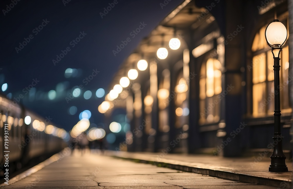 Street city lamp, bright street lamp