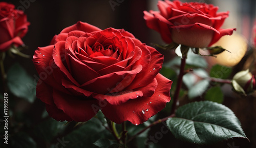 red rose  Valentine s Day Rose Background 