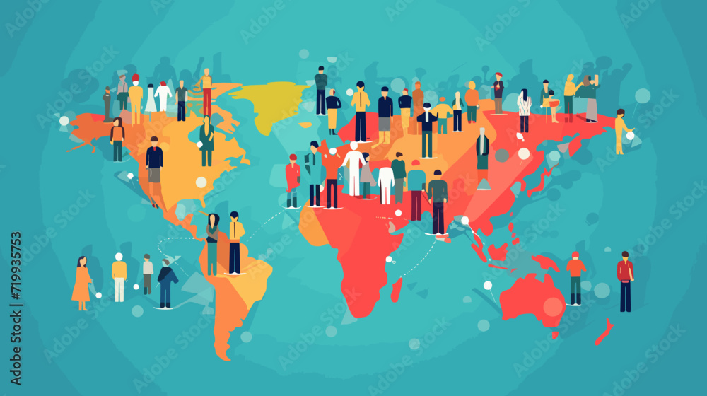 World wide business concept image. Vector illustration. World wide business concept image. Vector illustration.