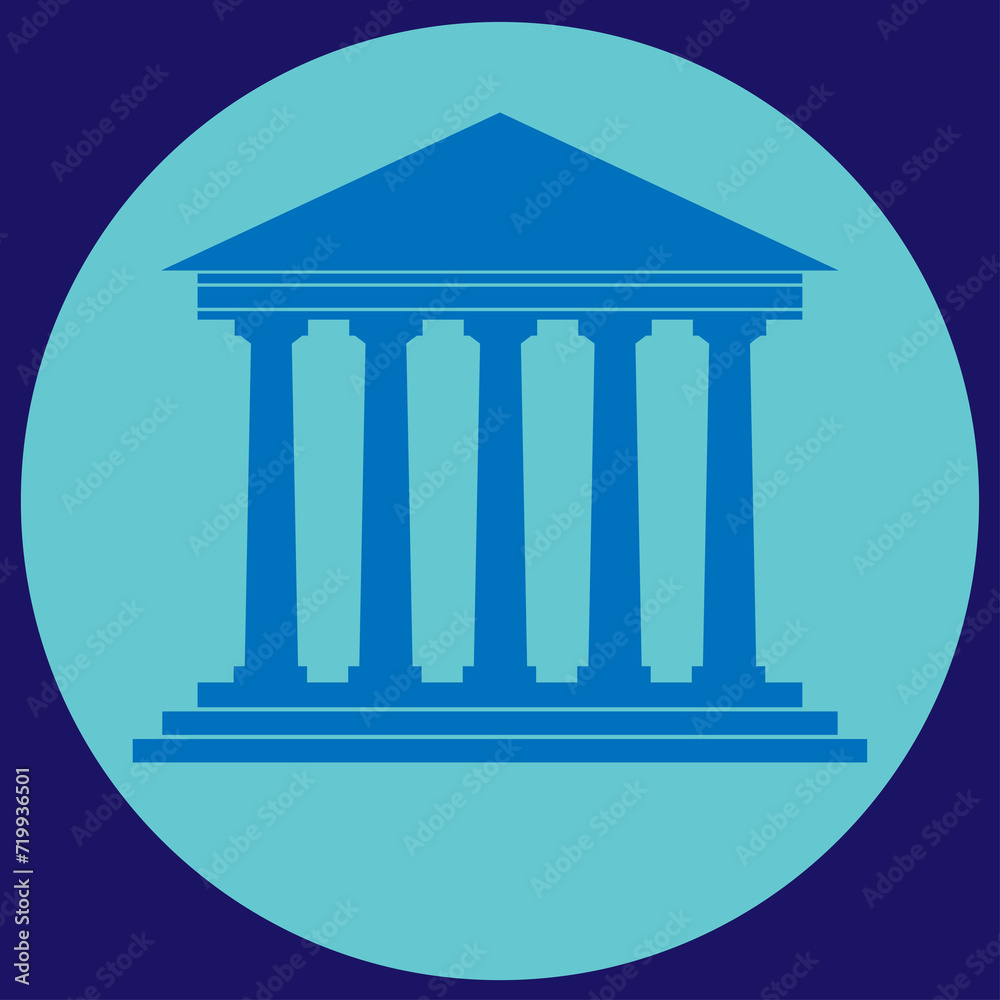 Architecture greek building symbol. ancient monument icon. University Icon. Bank Icon. Architecture greek building symbol. ancient monument icon. University Icon. Bank Icon.