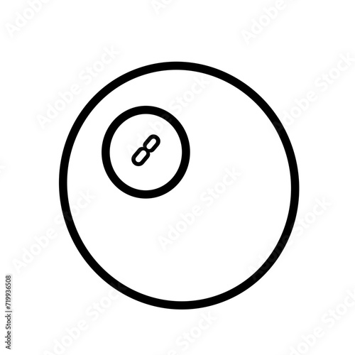 Olahraga Bola Minimal Datar Garis Vektor Ikon Set. Sepak Bola, Sepak Bola, Tenis, Golf, Bowling, Bola Basket, Hoki, Bola Voli, Rugby, Kolam Renang, Baseball, Ping Pong.