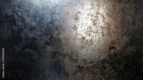 Grunge metal background texture with scratches and cracks. 3d rendering