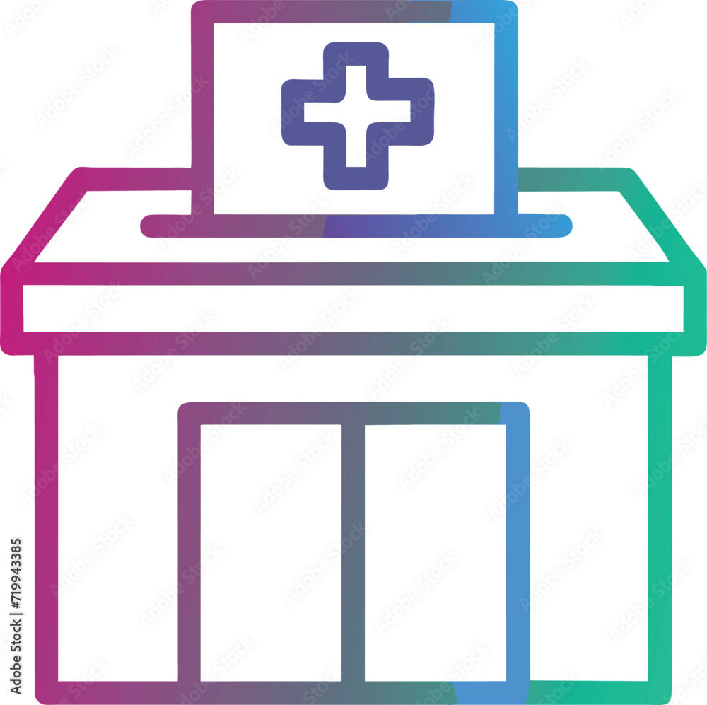 Obraz premium clinic box, icon