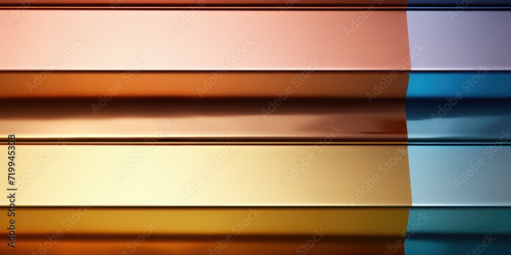 A detailed view of a metal surface with various vibrant colors. This image can be used for design projects, backgrounds, or industrial concepts A detailed view of a metal surface with various vibrant colors. This image can be used for design projects, backgrounds, or industrial concepts