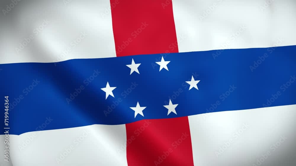 Netherlands Antilles Flag. Flag of the Netherlands Antilles footage video waving in wind. Netherlands Antilles Flag 4K Animation
Netherlands Antilles Flag. Flag of the Netherlands Antilles footage video waving in wind. Netherlands Antilles Flag 4K Animation