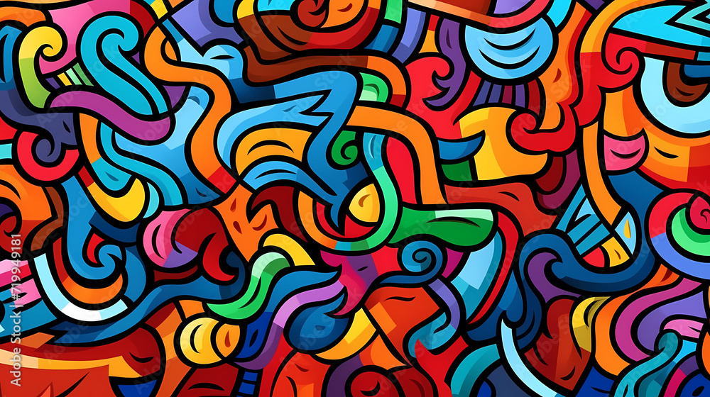 Abstract seamless doodle background, artistic backdrop Abstract seamless doodle background, artistic backdrop
