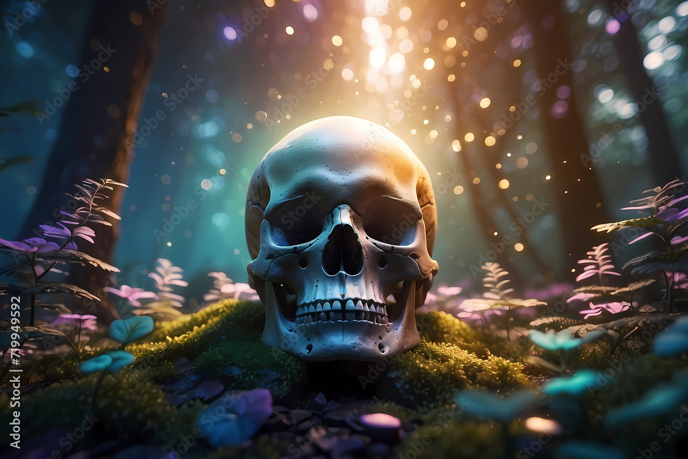 skull of a forgotten soul - magical fantasy skull of a forgotten soul - magical fantasy