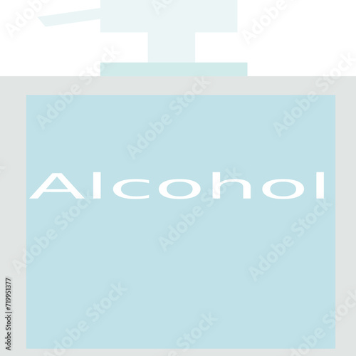 alcohol bottle, vector