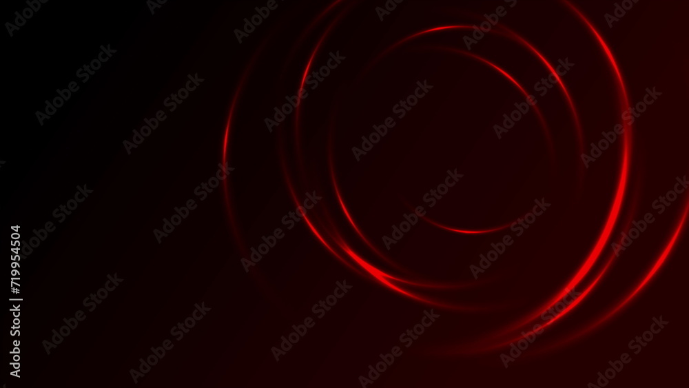 Bright red neon glowing shiny circles abstract background Bright red neon glowing shiny circles abstract background