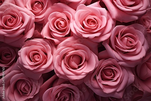 Pink rose petals for natural cosmetics