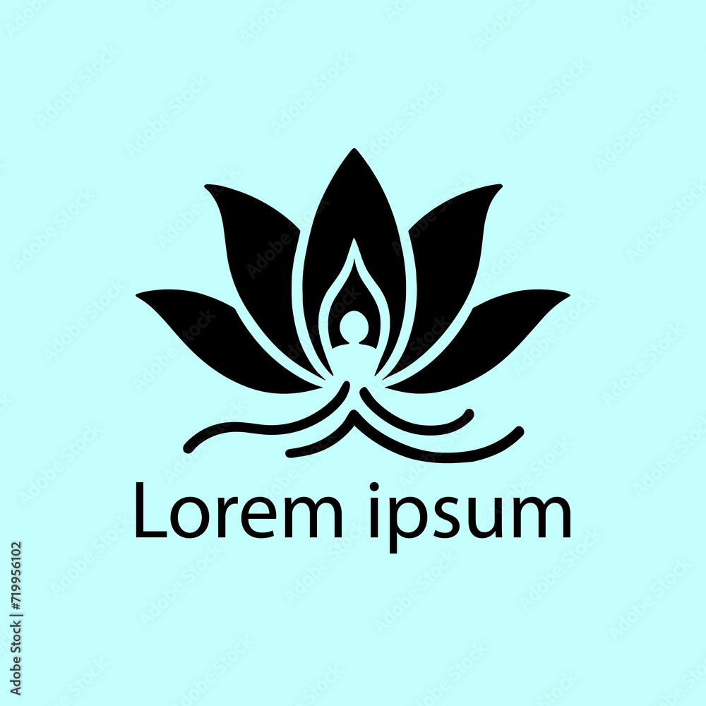 a yoga wellness logo design a yoga wellness logo design