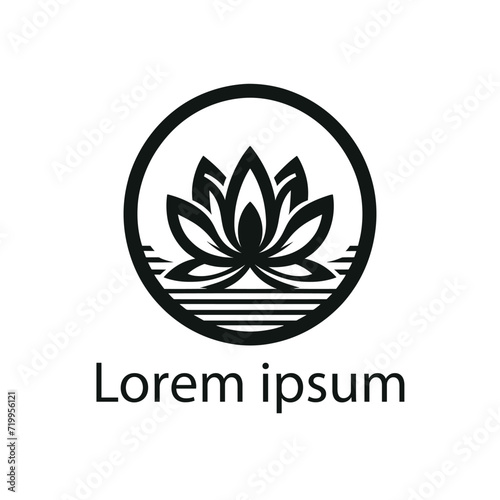 a yoga wellness logo design 